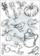 Little Robin Redbreast | Clare Therese Gray | Craft Consortium | Little Robin Stamp Set | Stamp Lines