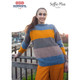 La Paz Pullover/Top Knitting Pattern, Adriafil Soffio Plus DK/Aran | Digital Download
