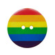 Rainbow Button, 2 Hole | 25mm | Dill Buttons (380450
