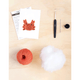 Toft Amigurumi Mini Crochet Kits | Edward's Menagerie Animals | Kerry Lord | Cedric The Mini Crab - Level 2 (Easy) (NEW Box Packaging