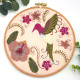 Hummingbird Applique and Embroidery Hoop Craft Kit | Corinne Lapierre (APPHUM1O)