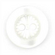 Small white Button with Floral Centre | 13 mm | ABC Buttons