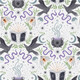 Cast a Spell | Lewis and Irene | A719.1 | Cast a Spell on Cream, with Silver Metallic