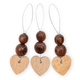 Handmade Wooden Stitch Markers | pack of 3 | Prym