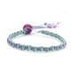 Mint and Lavender, Hugs & Kisses Macrame Bracelet Set - BU2211HK13-1 - Mint & Lavender 
