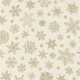 Merry Manor Metallic | Moda Fabrics | 33663-11M | Snowflake Winter, Cream