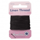 Premium Quality Linen Thread | 100% Linen | 10m | Hemline | Black