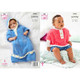 Baby Sleeping Bag, Top & Blanket Knitting Pattern | King Cole Yummy Chunky 5945 | Digital Download - Main Image