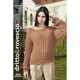 Adriafil Dritto and Rovescio | Fashion Knitting Magazine No.75 - Autumn / Winter 2023 - Revival Pullover