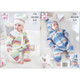 Baby Set Knitting Pattern | King Cole Baby Splash DK and Big Value Baby DK 5763 | Digital Download - Main Image