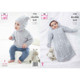 Baby Sleeping Bag, Sweater, Hat and Mittens Knitting Pattern | King Cole Baby Safe DK 5766 | Digital Download - Main Image