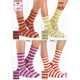 Girls & Ladies Socks Knitting Pattern | King Cole Footsie 4 Ply 5824 | Digital Download - Main Image