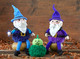 King Cole | Halloween Knits Book One | Carol Connelly - Wizards and a green pumpkin person