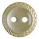 Buttons | Cut Edge | Polyester | 11mm | Yellow