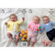 Baby Coat, Cardigan and Jacket Knitting Pattern | King Cole Baby Glitz DK 3095 | Digital Download - Main Image
