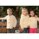 Girls Sweater, Hooded Jacket and Coat Knitting Pattern | King Cole Comfort Aran 3098 | Digital Download - Main Image