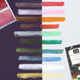 Viviva Coloursheets Booklet | Set of 10 Metallic Colours - 2nd Image