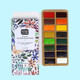 Viviva Watercolour Pans on Cork Palette | 16 Vibrant & Eco Friendly Colours (VV276039) - Main Image