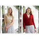 Ladies Sweater & Cardigan Knitting Pattern | King Cole Big Value & Merino Blend 4 Ply 3417 | Digital Download - Main Image