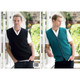 Mens Slipover and Waistcoat Knitting Pattern | King Cole Big Value & Merino Blend 4 Ply 3421 | Digital Download - Main Image