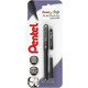 Pentel Pocket Brush Pen and Two Refills, Black Ink