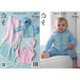 Baby Jackets, Blanket and Hat Knitting Pattern | King Cole Big Value Chunky 3857 | Digital Download - Main Image