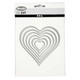 Nesting Heart Shaped Cutting & Embossing Dies | 6 Sizes | Creativ Company