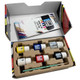 Pebeo Setacolor Cuir Leather Paint | 7 Piece Starter Box - Contents