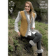 Ladies Jacket, Gilet and Boot Toppers Knitting Pattern | King Cole Bamboozle 4062 | Digital Download - Main Image