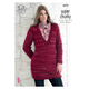 Ladies Jacket and Sweater Knitting Pattern | King Cole Gypsy Super Chunky 4070 | Digital Download - Main Image