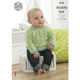 Baby Set with Cardigan, Sweater, Polo Shirt, and Waistcoat Knitting Pattern | King Cole Giza Cotton DK 4190 | Digital Download - Main Image