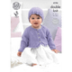 Babies Cardigans and Hat Knitting Pattern | King Cole Cherish and Cherished DK 4194 | Digital Download - Main Image