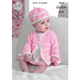 Babies Matinee Coats, Cardigan, Beret and Hat Knitting Pattern | King Cole Comfort DK 4215 | Digital Download - Main Image