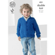 Boys Waistcoat and Cardigan Knitting Pattern | King Cole Big Value Baby DK 4221 | Digital Download - Main Image