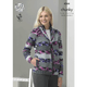 Ladies Cardigan and Waistcoat Knitting Pattern | King Cole Big Value Multi Chunky 4244 | Digital Download - Main Image