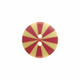 Kaffe Fassett Radiate Buttons | Fuchsia / Lemon | 15 mm (261400) 
