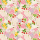Teddy Bear's Picnic | Strawberry Bee on Floral on Cream |  A795.1 | Lewis and Irene