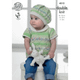 Baby Set Knitting Pattern | King Cole Drifter for Baby DK and Cotton Soft DK 4312 | Digital Download - Main Image