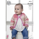 Babies Dress, Cardigan, Waistcoat and Blanket Knitting Pattern | King Cole Drifter for Baby DK and Cotton Soft DK 4314 | Digital Download - Main Image