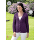 Ladies Cardigan And Sweater Knitting Pattern | King Cole Fashion Aran 4347 | Digital Download - Main Image