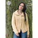 Ladies Cardigan and Sweater Knitting Pattern | King Cole Gypsy Super Chunky 4361 | Digital Download - Main image