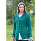 Ladies Coat and Cardigan Knitting Pattern | King Cole Big Value Chunky 4386 | Digital Download - Main image