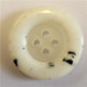 Dill Buttons | White with speckles | 23mm Button