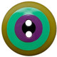Dill Buttons | Kaffe Fassett Printed round | 20mm green