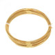 10 metre Coil | Gilt coloured COPPER wire | 0.6mm - Main Image