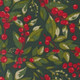 Red Winter Berries on Fir Green | Pine Valley | Basic Grey | 30740-14 | Moda