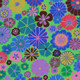 Freespirit Fabrics | August 2024 Collection | Kaffe Fassett | Blue Folk Flower 