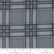Farmhouse Flannels III Primitive Gatherings Moda Fabric | 49278-14F Pewter Plaid