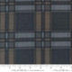 Farmhouse Flannels III Primitive Gatherings Moda Fabric | 49278-25F Graphite Plaid