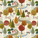 Nature Trail | Lewis and Irene Fabric | A846.1 | Nature Trail on Natural - Main Image